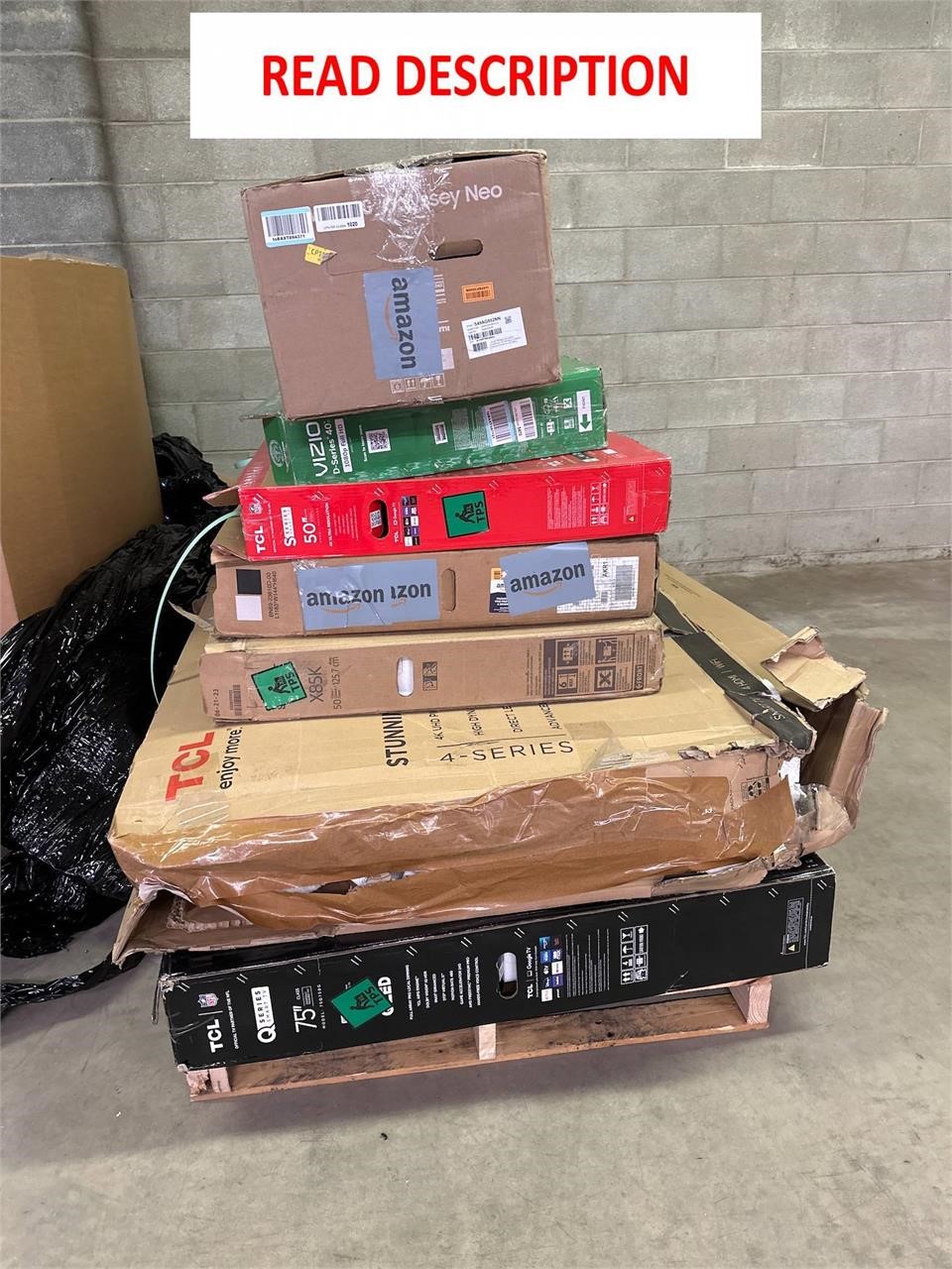 SALVAGE PALLET OF ELECTRONICS