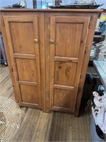 WOODEN STORAGE CABINET