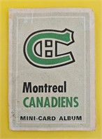 Montreal Canadiens 1969-70 OPC Team Booklet Insert