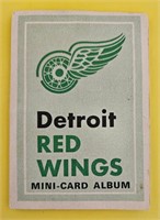 Detroit Red Wings 1969-70 OPC Team Booklet Insert