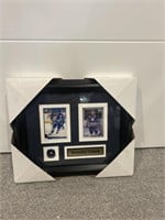 Wendel Clark framed hockey cards