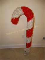 Outdoor lighted  candy cane 4'h