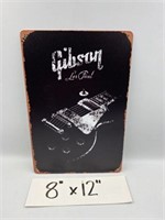 GIBSON REPRODUCTION TIN SIGN