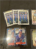 Various rookie cards of hitters