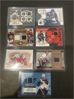 Canucks and panthers Fabric cards lot