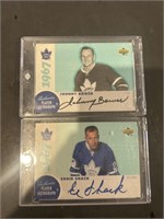 Bower and Shack on card autos