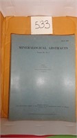 Mineralogical Abstract Magazines 1969