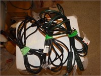 2 - 8'  and 2- 15'  outdoor extension cords