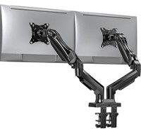 HUANUO DUAL MONITOR STAND WITH C CLAMP MOUNTING