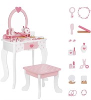OOOK KIDS VANITY TABLE WITH MIRROR AND
