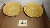 (2)  Decorative Bowls
