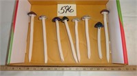 (8) Planter Mushroom Spikes