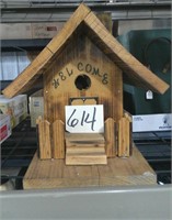Welcome Wood Bird House
