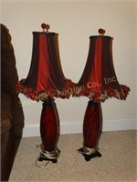 2 table lamps, 3'h