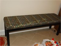 Padded Bench, Matches 326, 16" x 54" x 20"