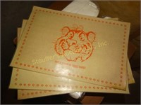 3 Esso dinner mats, Put a tiger in your tank