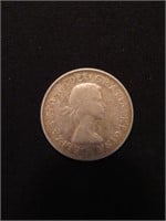 A 1957 Canadian Half Dollar