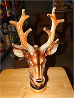 Barsottini 1969, Deer head decanter, 17"h