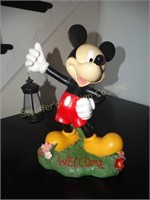 Disney Mickey Mouse lighted lawn ornament 14"h