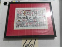 University of Wisconsin Framed Giggles Picture
