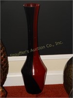 Heavy Glass vase, 26"h matches #439