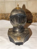 Vintage Knight Helmet, Transistor radio, battery