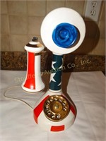 Yankee Doodle 1973 Telephone decanter 13"h