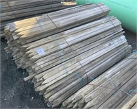 Pallet with Approx. (300) 6'x2" Wood Tree Stakes