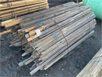 Pallet with Approx. (340) 6'x2" Wood Tree Stakes
