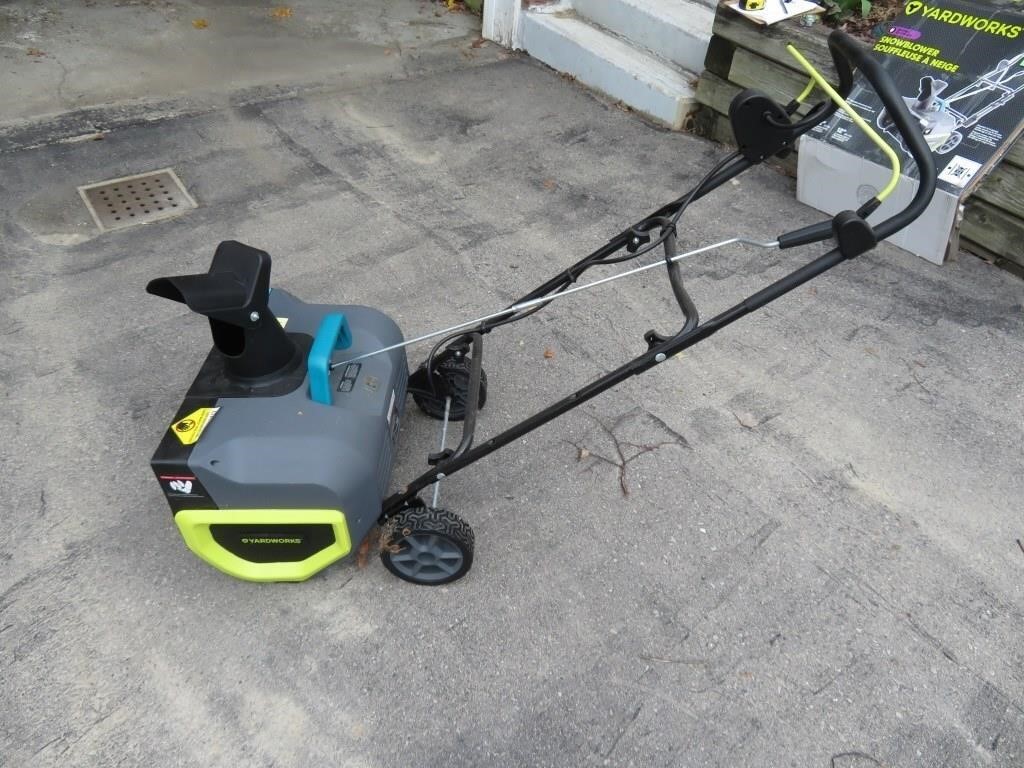 A Yardworks Electric Snowblower