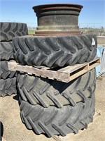 Pallet of (4) Assorted Size JD Rims