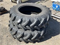 (2) ALLIANCE 380/85R28 Tractor Tires