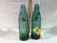 ANTIQUE VICTORY CODD-NECK SODA BOTTLES