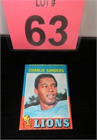 1971 Topps Charlie Sanders Error Card - Misprint