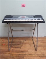 Casio CTK-491 Keyboard w/ Portable Stand - Works