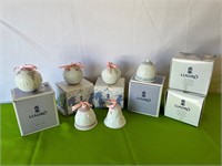 6 Lladro Ornaments and Christmas Bells