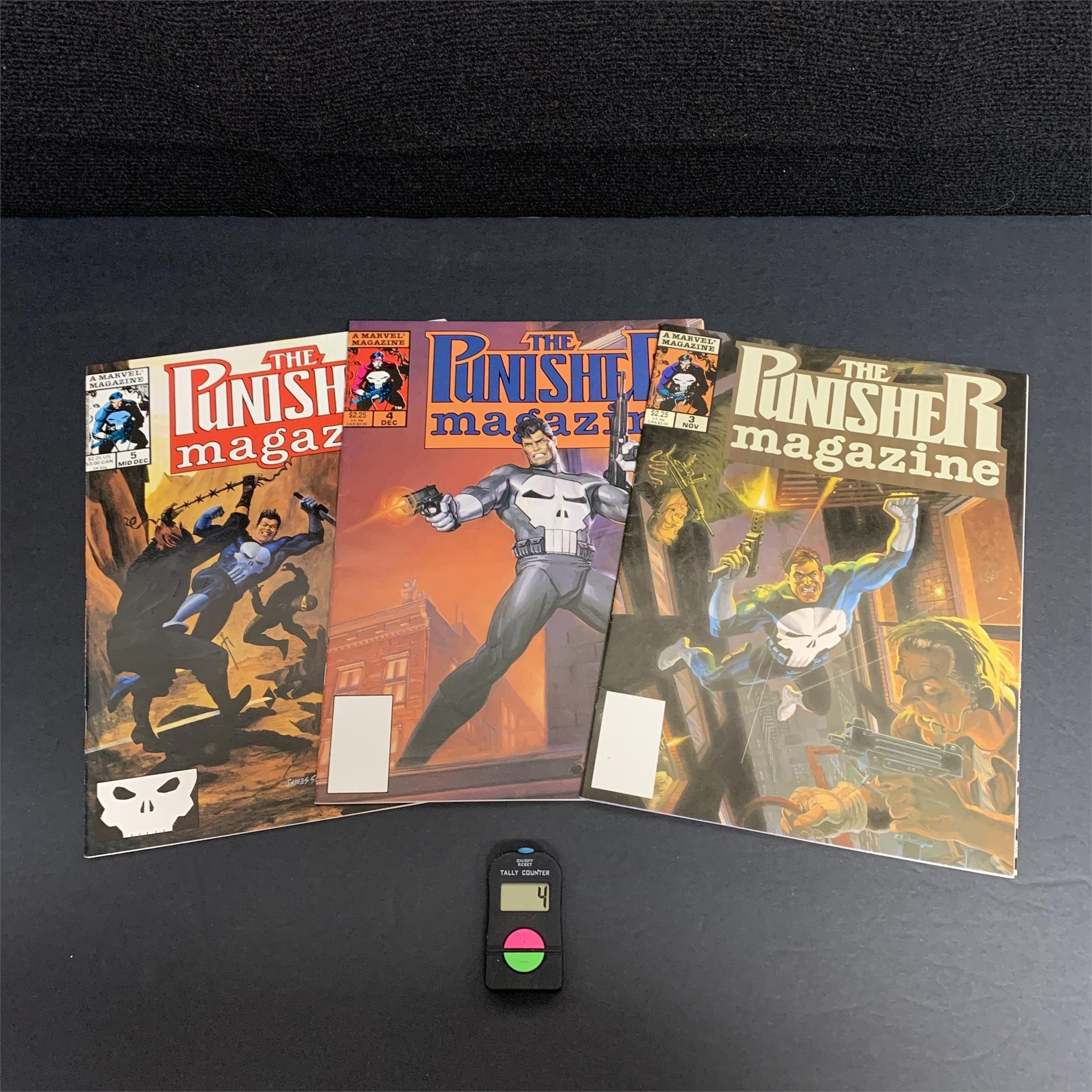 Punisher Magazine 3, 4, & 5