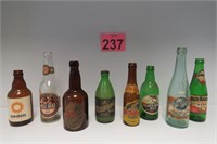 Vtg Beer Bottles - Mule Head, White Rock & More