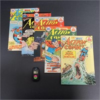 Nice Early Bronze Age Action Comics Lot