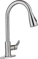 Pull Down Kitchen Sink Faucet, Brushed Nickel