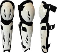 HAGAN H-5.0 Shin Pad (Senior 14-16''), Black/White