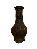Antique hand carved Chinese Bronze Vase