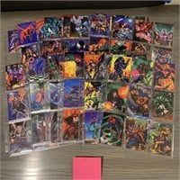 Huge lot of Flair Marvel Cards