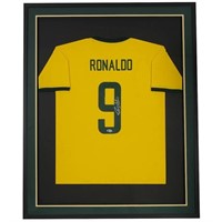 Ronaldo Signed Framed Custom Jersey with COA