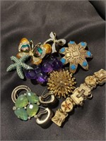 Lot of 10 Vintage Jewerly
