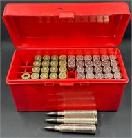 3 Rounds REM 7 mm Super Mag and Brass