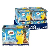 Dole Pineapple Juice 6 FlOz 6-Pack- 48 Total Cans