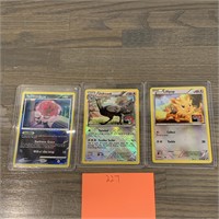 Rare Pokemon League Cross Hatched Cards