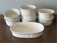 Small Corning Ware dishes