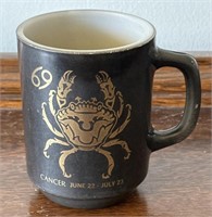 Vintage zodiac coffee mug